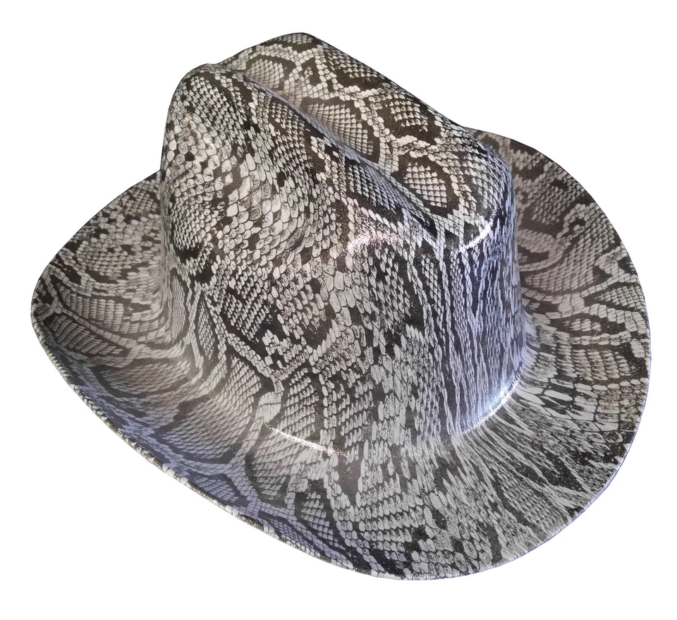 Sombrero duro Hydro Dipped Kimberly Clark Outlaw gris piel de serpiente  Foto 1 de 4