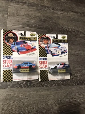 Road Champs 1992 escala 1/64 fundido a presión #43 Richard Petty Mark Martin NASCAR Foto 1 de 4
