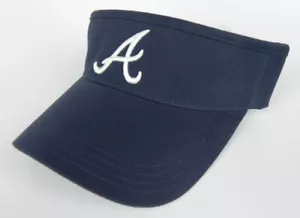CAPPELLO CON CAPPUCCIO A VISIERA VINTAGE ATLANTA BRAVES NAVY MLB DI AGO AMERICANO NUOVO CON ETICHETTE! ANNCO - Foto 1 di 4