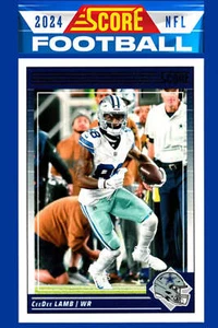 2024 SCORE NFL Dallas Cowboys Team Set Dak Prescott CeeDee Lamb Staubach - Picture 1 of 2