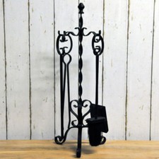 Forged Fireplace Handmade Fire Tools Stag Beetle Coal Tongs Fishbox Ir