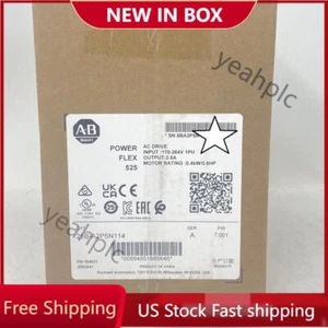NUOVO AB 25B-A2P5N114 PowerFlex 525 unità AC 240 V 2,5 A 0,5 HP US esentasse - Foto 1 di 3