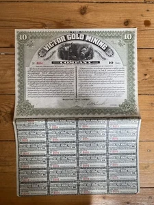 THE VICTOR GOLD MINING (USA) 1896 (H5) - Picture 1 of 1