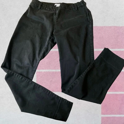 Pantalones chinos informales negros H&M con cremallera lateral para mujer talla 8 Foto 1 de 4