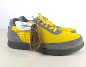 NEW Birkenstock Illinois Sneakers Shoes Yellow Grey Men’s Size EU 42 US 9-9.5 - Picture 1 of 8