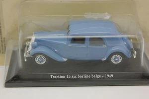UH And Norev Press 1/43 - Citroen Traction 15 6 Sedan Belgian 1949 Blue - Picture 1 of 1