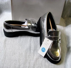 Neu Jordan Penny Damen-Loafer flache Schuhe mit Memory Foam – A New Day silber Größe 9 - Bild 1 von 11