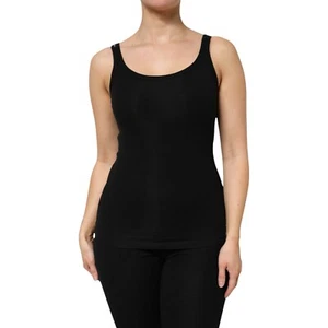 Camiseta sin mangas Dolce & Gabbana negra de algodón elástica para mujer IT2 / S 160usd - Imagen 1 de 7