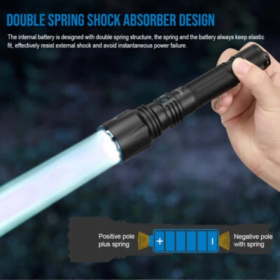 Trustfire T45R 1695Meter Throw Tactical Military Flashlight LEP Hunting 650LM US - Image 1 of 4