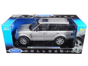 Coche diecast Welly Land Rover Range Rover Silver Collection 12536W escala 1/18 - Imagen 1 de 2