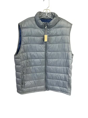 Sonoma 男式 Puffer 灰色背心 XL 码全新带标签 — 第 1/4 张图片