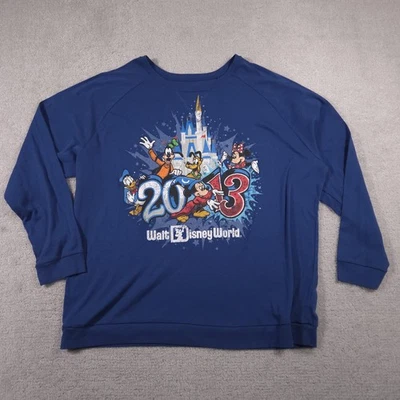 Disney Parks Walt Disney World Shirt Womens 3XL Mickey Goofy Donald Pullover - Image 1 of 4