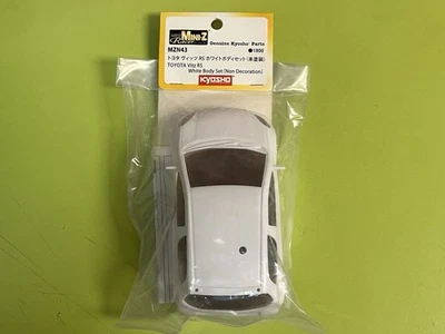Kyosho Mini-Z Toyota Echo Vitz RS White Body Set (Non-Deco) 90mm MZN43 - Image 1 of 4