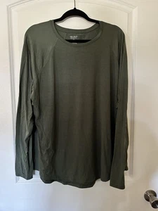 Tek Gear Essential Gear 2X XXL Sage Green Women's Plus Size Long Sleeve Shirt - Picture 1 of 3