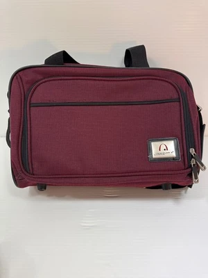 TRAVELER’S CHOICE Red & Black Travel Roller Bag. 16”x13”x9”. Excellent Condition - Image 1 of 4