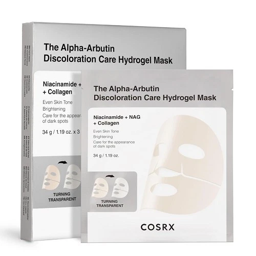 COSRX The Alpha-Arbutin Discoloration Care Hydrogel Mask 34g * 3ea - Image 1 of 1