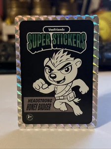 Manga Superstickers Manga Series Headstrong Honey Badger Black White 2nd Sticker - Picture 1 of 2