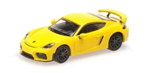 Minichamps 870067602 1/87 PORSCHE 718 CAYMAN GT4 981 2019 GIALLO Modello Auto - Foto 1 di 6