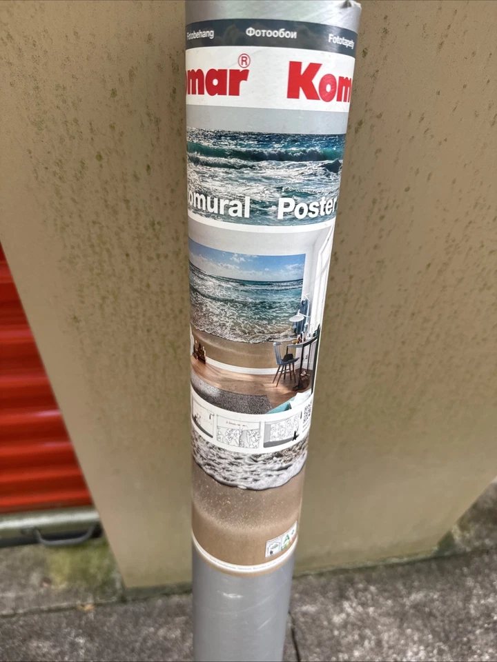 Papel pintado fotomural Komar Malibú costero playa escena océano 12' x 8' NUEVO Foto 1 de 4