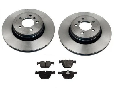 For 2006 2007 2008 BMW 750i 750Li BMW Rear Brake Rotors & Ceramic Brake Pads - Image 1 of 4