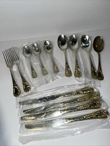 FB Rogers Silver Company -Silverware Gold and Silver Lot 13 - Picture 1 of 8