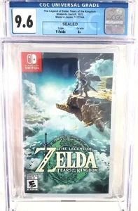 FIRST PRINT Legend of Zelda: Tears of the Kingdom Switch CGC 9.6 A+ Graded TOTK - Bild 1 von 14