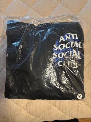Anti social social club x sad boyz El Azul hoodie size M - Image 1 of 4