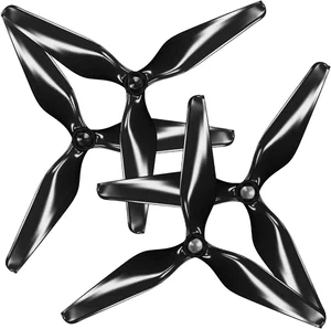 3-Blade Upgrade Propellers for 3DR Solo with Built-In Nut - Black, 4 Pcs - Picture 1 of 12