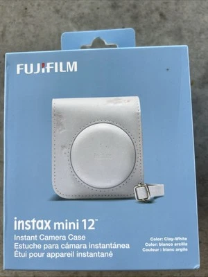 FUJIFILM Instax Mini 12 Instant Camera Case – Clay/White - Image 1 of 4