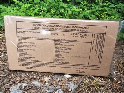 French RCIR 24hr Ration Pack MRE indate fresh best before 2027