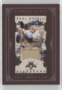 Mini materiales enmarcados Panini Diamond Kings 2016/49 Earl Averill #26 Salón de la fama - Imagen 1 de 3