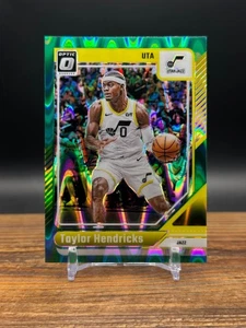 2024-25 Optic Basketball #203 - GREEN SEISMIC - Taylor Hendricks - Jazz - Bild 1 von 2