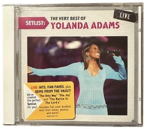 Yolanda Adams – Setlist: The Very Best Of Yolanda Adams Live (CD, 2011) New - Picture 1 of 3