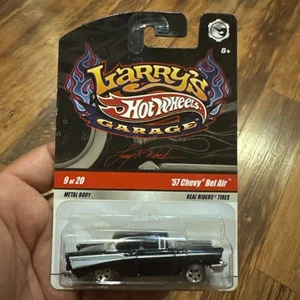 Hot Wheels Larry's Garage '57 Chevy Bel Air Black #9/20 error - Picture 1 of 9