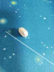 Perla suelta blanca barroca natural de 5-6 mm perforada - Imagen 1 de 1