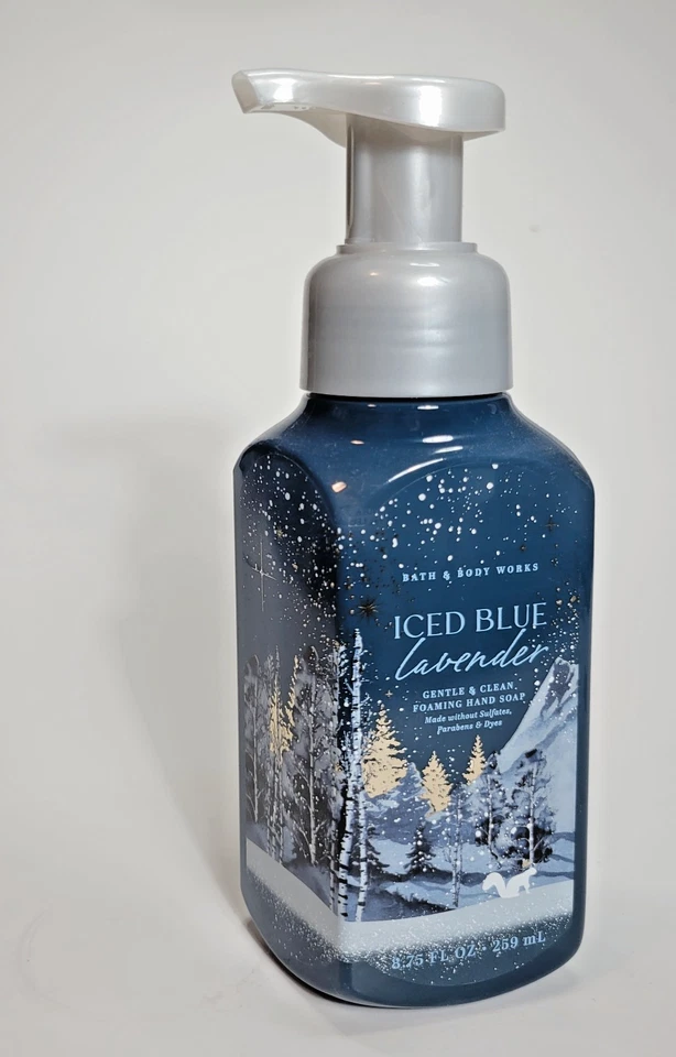 ICES 蓝色薰衣草沐浴和身体温和清洁发泡手皂(包装 1) — 第 1/1 张图片