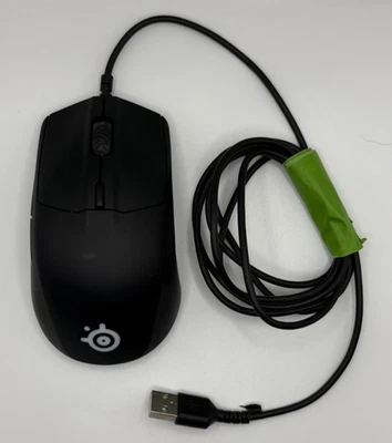 SteelSeries Rival 3 Wired Optical Gaming Mouse Black M234 – Tested, 6ft Cable - Image 1 of 4