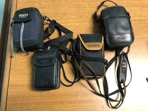BONITO LOTE DE CUATRO CÁMARAS USADAS AÑOS 80 CON FUNDAS KONICA FUJI CANON PROBADAS FUNCIONA - Imagen 1 de 18
