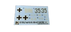 JBF Set of Decals for Dragon 9045 PZ Kpfw Ausfg Night   Panther 1/35 Kit - Picture 1 of 1