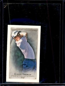 2016 Upper Deck Goodwin Champions - [Base] - Canvas Minis #18 - Justin Thomas rc