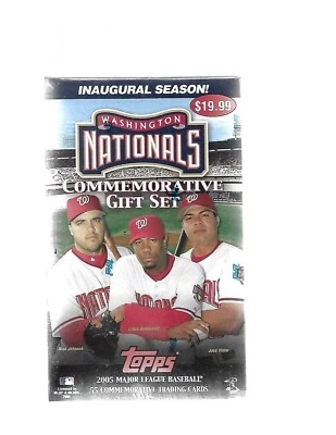 2005 Washington Nationals Commemorative Box Inaugural Season Baseball MLB - Image 1 of 2