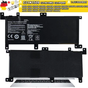Batería portátil C21N1509 para Asus X556 X556U X556UA X556UB X556UF X556UJ 38Wh A556U - Imagen 1 de 5