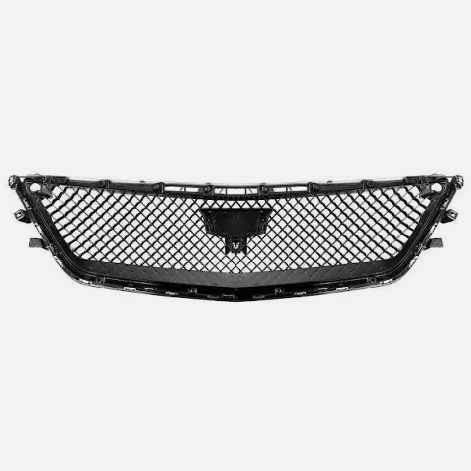 Cubierta de rejilla de parachoques delantero Fit Cadillac CT6 2016-2020 con brillo estilo Blackwing Foto 1 de 4