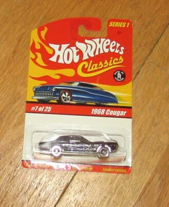 2004 Hot Wheels Classics Series 1 #7 1968 Mercury Cougar Redline 5 Spoke Wheels - Picture 1 of 1