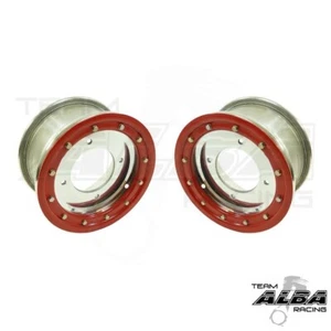 KFX 400 450R  Front Wheels Beadlock 10x5 4+1 4/156  Alba Racing PR 41 - Picture 1 of 3