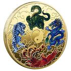 1Set Ancient Mythical Creatures Lucky Coin   Gold H4C3