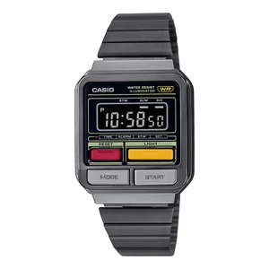 Casio Vintage A120WEGG-1B Unisex Digital Watch NEW Stainless Steel Band - Picture 1 of 3
