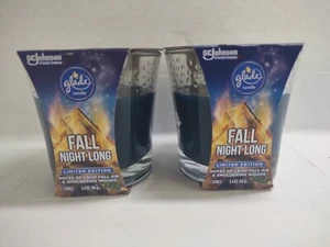 Glade Edición Limitada Otoño Noche Largo Perfumado 3.4oz Velas 2 Unidades SC Johnson - Imagen 1 de 3