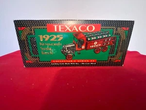 TEXACO 1925 KENWORTH STAKE TRUCK COIN BANK DIE CAST #9385 VON ERTL DATIERT 1992 - Bild 1 von 2