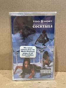 TOO SHORT Cocktails SEALED Cassette W HYPE Jive Records SEALED RAP hip hop - Picture 1 of 6